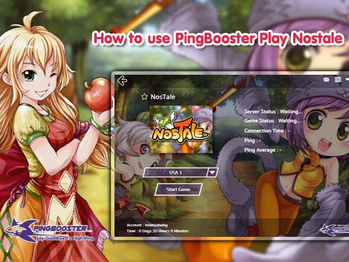 Nostale Lag or ping issues fix guide by PingBooster