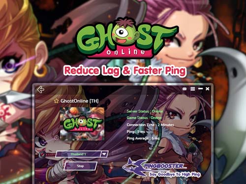 มุด Ghost Online TH ด้วย PingBooster VPN