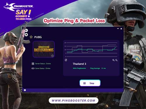 How to play PUBG with PingBooster Reduce Lag Game