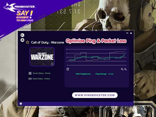 Optimize Ping Call of Duty Warzone with VPN  PingBooster