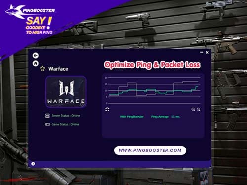 How to Fix Lag Warface Reduce high ping with VPN PingBooster