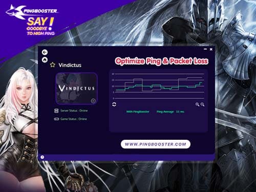 Bypass Vindictus with VPN PingBooster