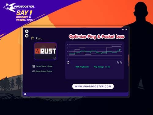 วิธีใช้งาน PingBooster สำหรับ ลดแลค ลดปิงเกม Rust on Steam