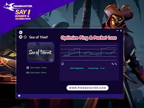 Fix Lag Sea of Thieves with VPN PingBooster