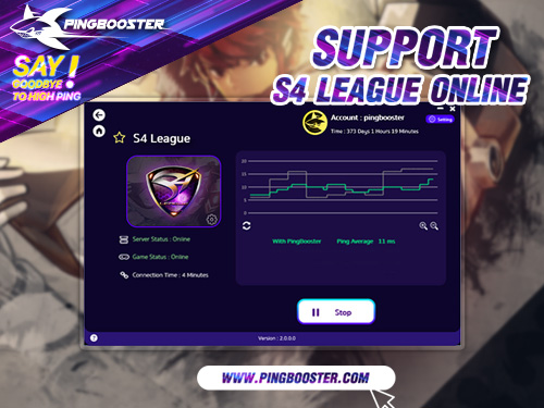 How to Reduce Lag  S4 League Online with PingBooster