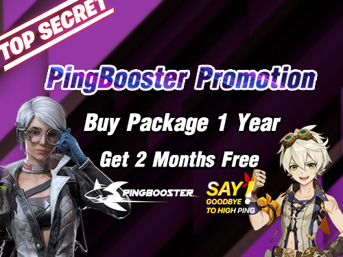PingBooster จัดโปรโมชั่นเมื่อชำระค่าแพ็คเกจ 1 ปี แถมเพิ่ม 2 เดือนฟรีทันที