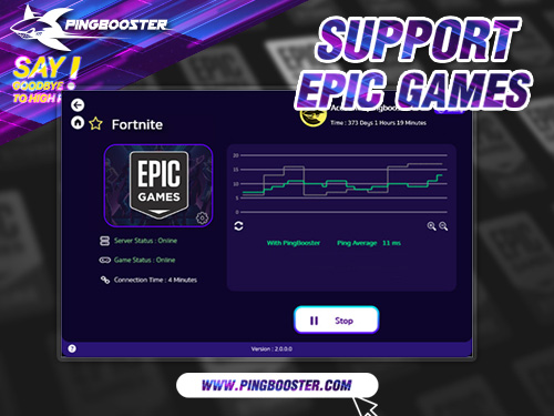 วิธีเพิ่มเกมบน Epic Games ใช้งานคู่กับ PingBooster
