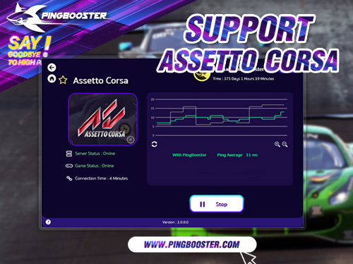 PingBooster VPN Support Assetto Corsa