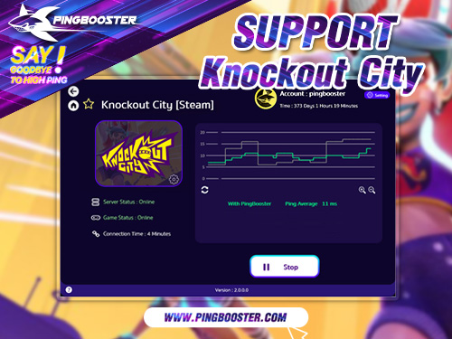 PingBooster VPN Support Knockout City