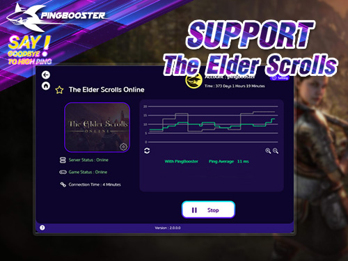 PingBooster VPN Support The Elder Scrolls Online