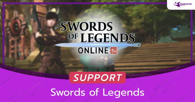 PingBooster VPN Support Swords of Legends