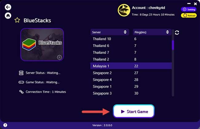 how-to-use-bluestacks-with-pingbooster