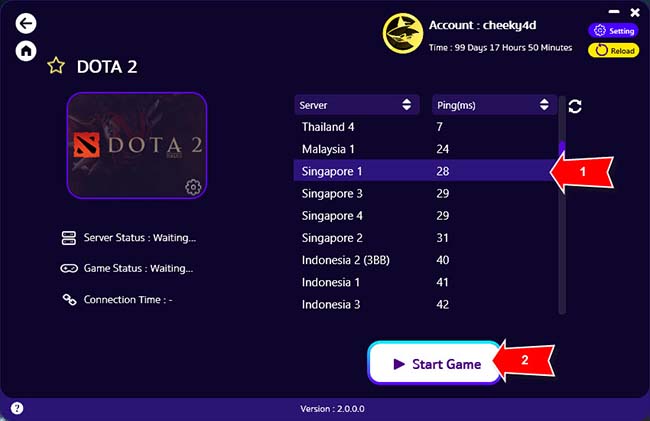 2? server a dota how select i in do Dota 2: