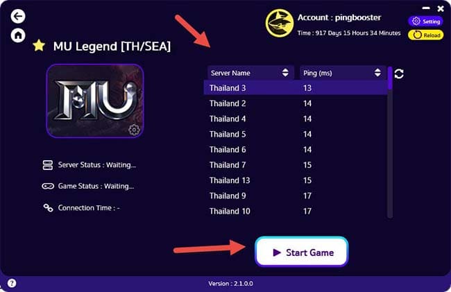 how-to-use-pingbooster-play-mu-online-fix-lag-and-bypass